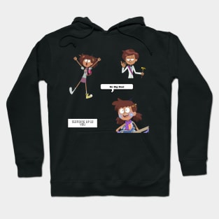 Anne from Amphibia sticker pack Hoodie